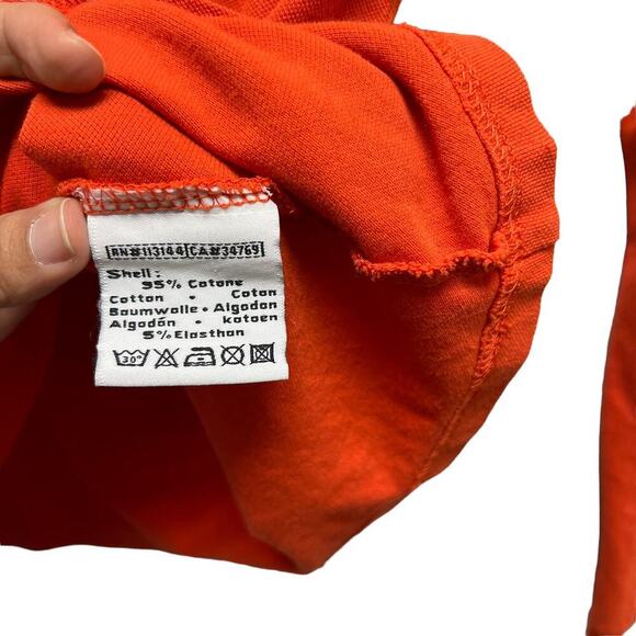 Robe Di Kappa Polo Long Sleeve‎ Orange Womens Large - Picture 4 of 6